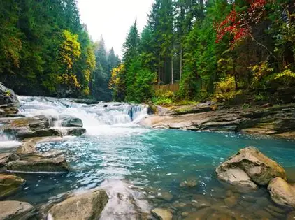 flowing river